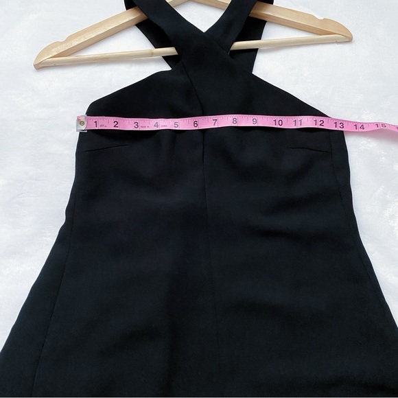 NWT Zara Black Keyhole Mini Dress - Picture 8 of 10